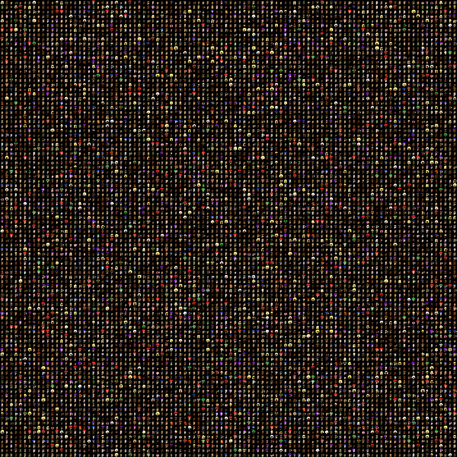 Official CryptoPunks collection composite